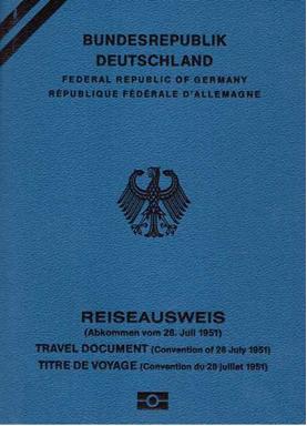 Emigrantski dokument-pasoš za Nemačku