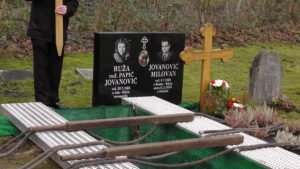 Sa sahrane Ruže Jovanović 28. decembra 2017. godine